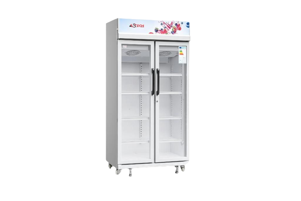 réfrigérateur Astech vitrine 2portes 740 litres fv740ddgr