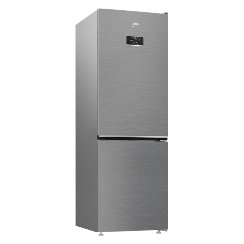 réfrigérateur Beko combine 3tiroirs 400 litres No Frost gris b3rcna400hsx