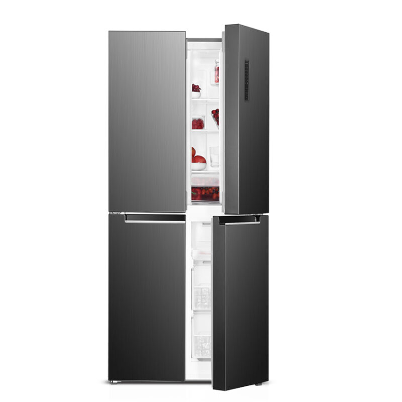réfrigérateur Elactron side by side 4portes 465 litres gris el57