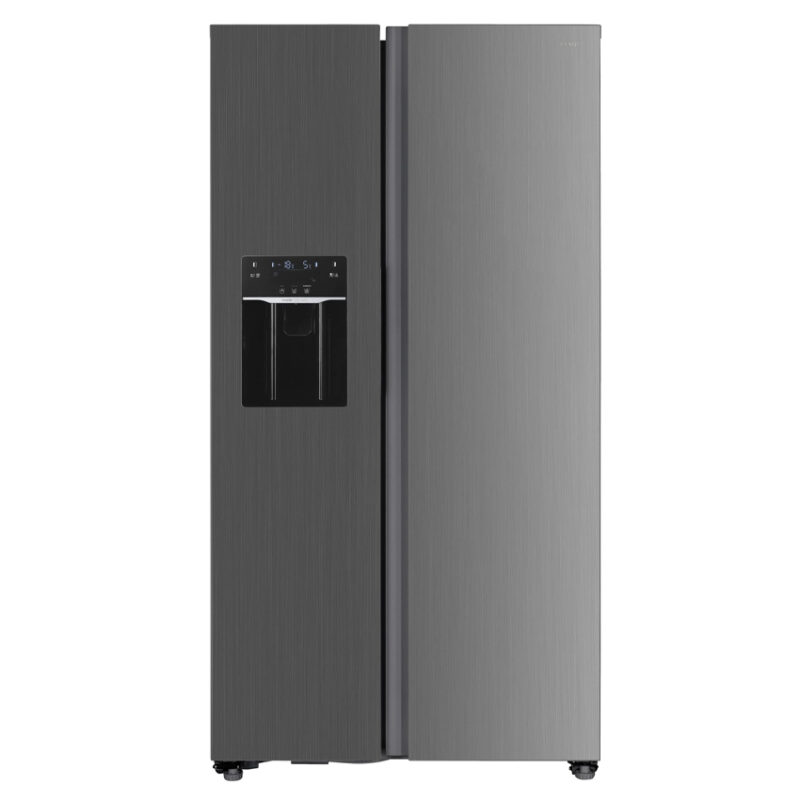 réfrigérateur Elactron side by side 2portes avec dist eau et glacon gris el48sbsim