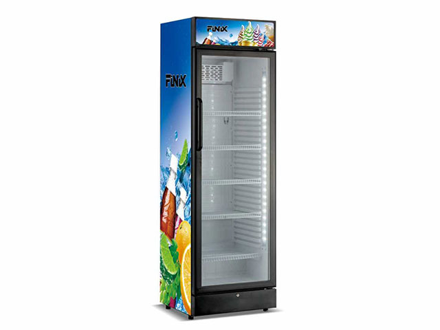réfrigérateur finix 1porte 380 litres vitrine sc380d