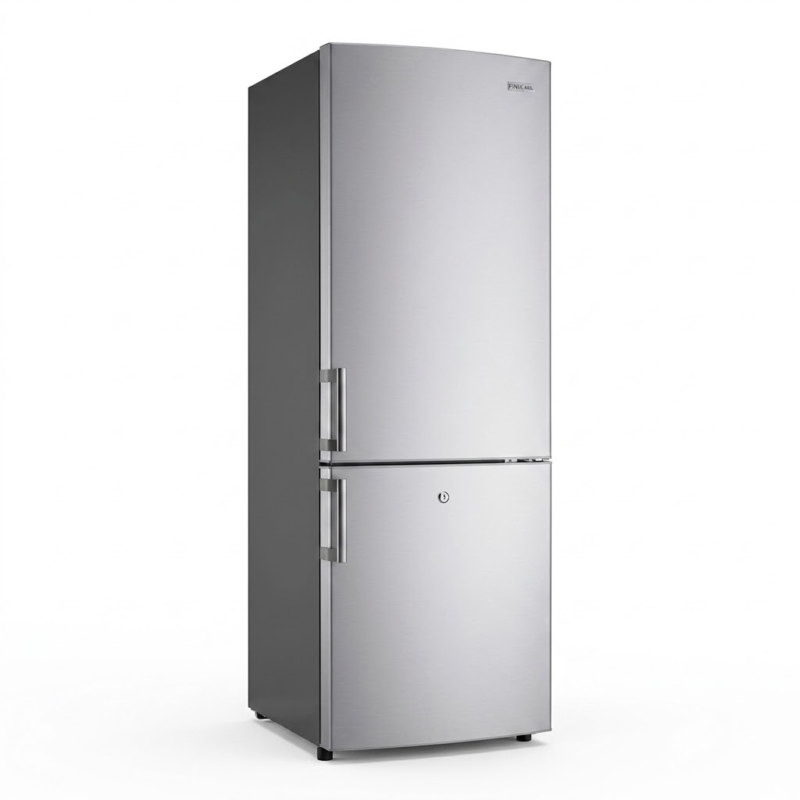 réfrigérateur finix combine 3tiroirs 440 litres defrost gris noir fin420