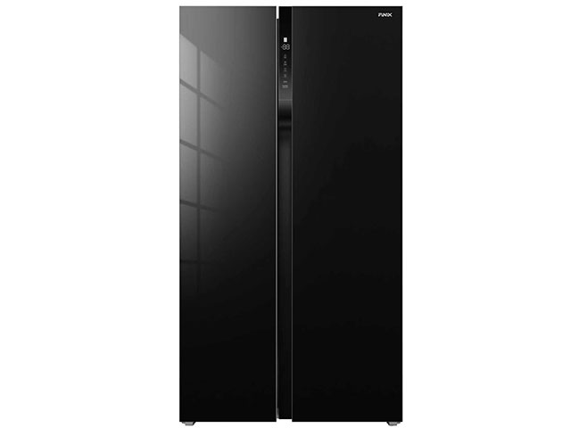 réfrigérateur finix side by side 2portes 660 litres defrost noir fin660