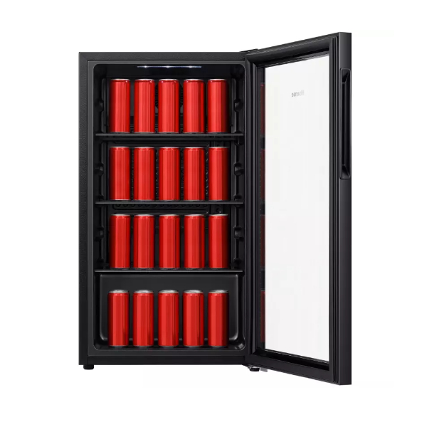 réfrigérateur Hisense bar 1porte 94 litres vitrine 94 litres grand model rj12d4nx
