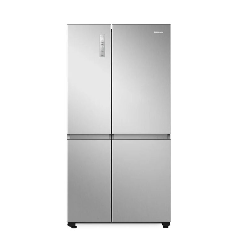 réfrigérateur Hisense side by side 2portes 668 litres inverter gris rs87ws