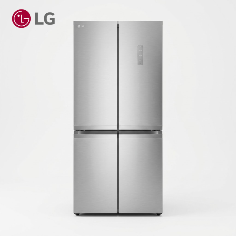 réfrigérateur LG side by side 4portes 434 litres inverter gris gcfb41fplam