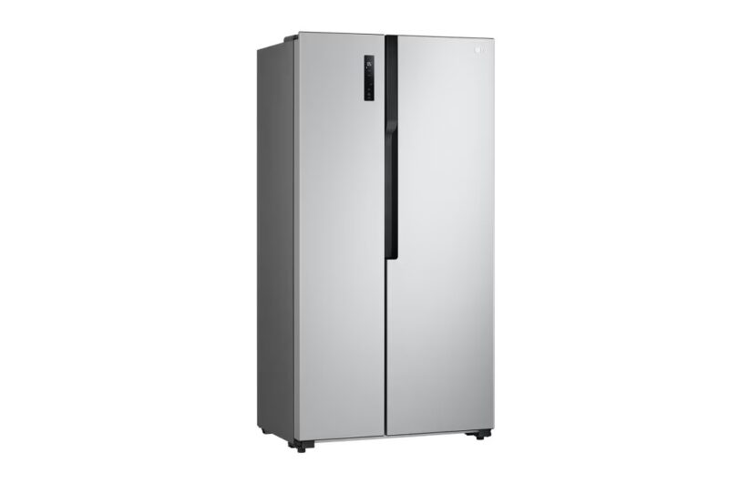 réfrigérateur LG side by side 2portes 519 litres gris gcfb507pqam