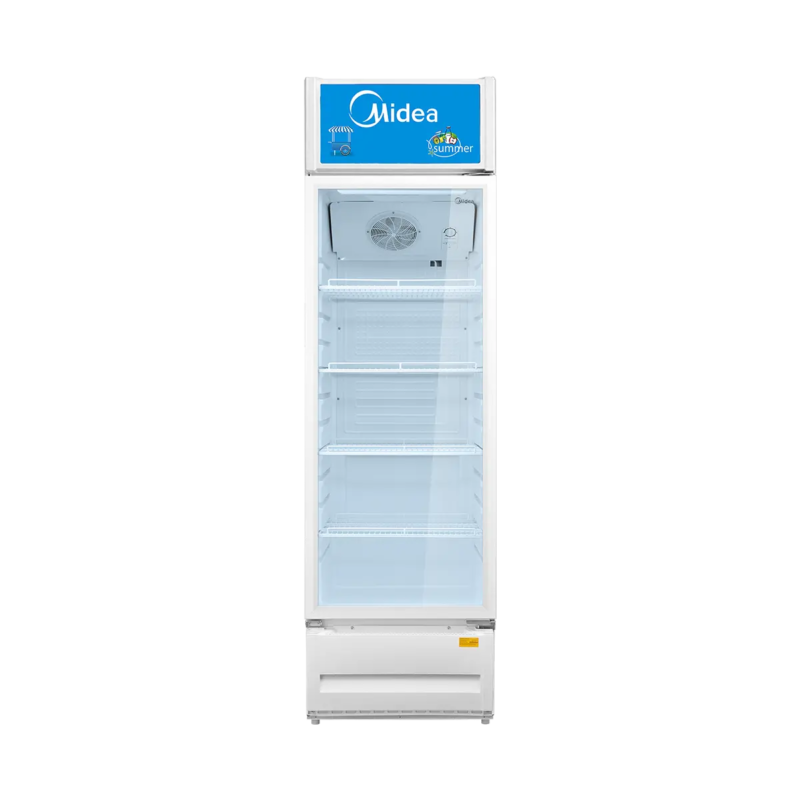 réfrigérateur Midea 1porte vitrine mdrz432zg21