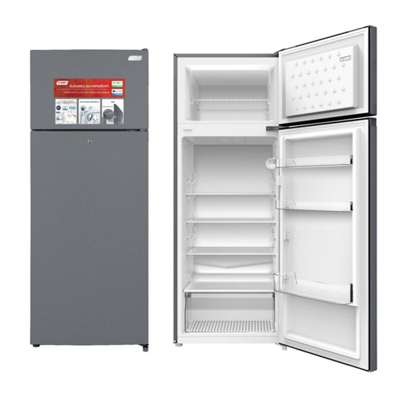 réfrigérateur Smart Technology 2portes 250 litres gris str345m