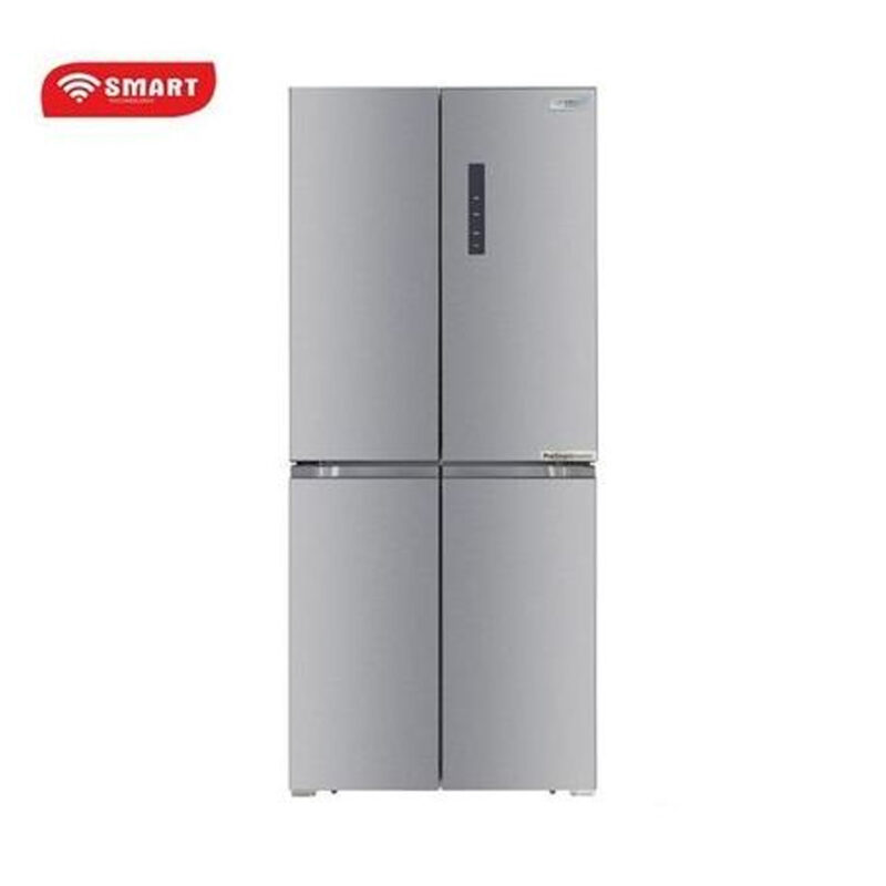 réfrigérateur Smart Technology side by side 4portes 419 litres gris str520s