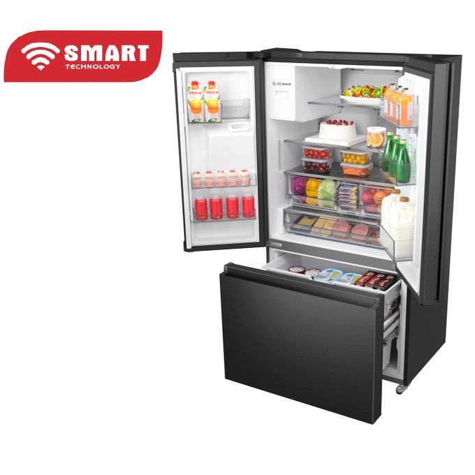 réfrigérateur Smart Technology side by side 3pportes distributeur d'eau et glacon str790wih