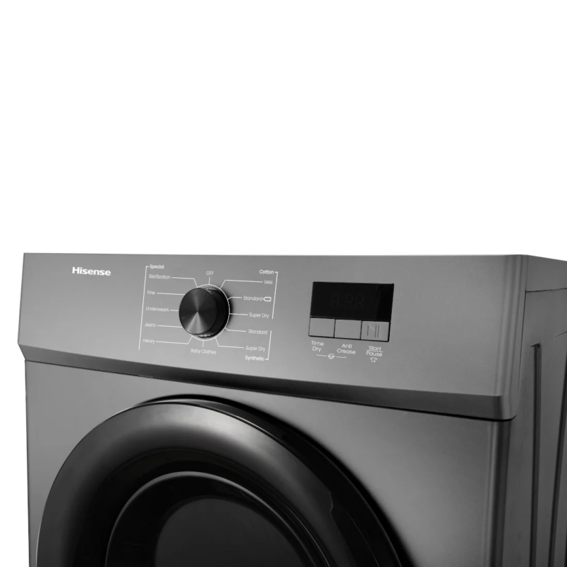 Seche linge Hisense 8 kg front load gris dv1w801ut