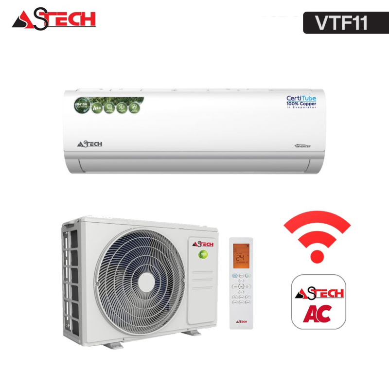 Split Astech 9000btu 1.25 inverter +Wi-Fi ast09vtf11ma