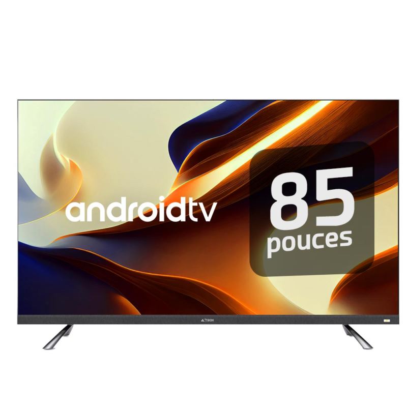Téléviseur Astech 85 " Smart QLED google tv 85gt6015h/85zt3030hq