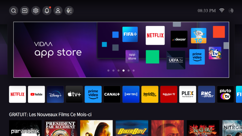 Téléviseur Hisense 40 " LED Smart vidaa 40a4k