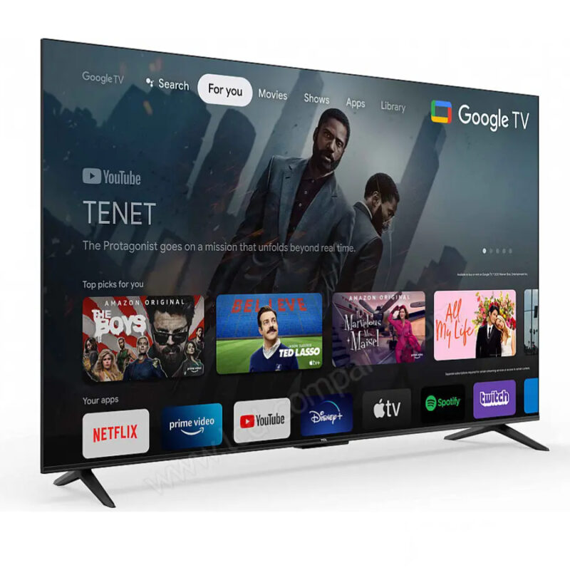 Téléviseur TCL 75 " Smart google tv 4K 75p755