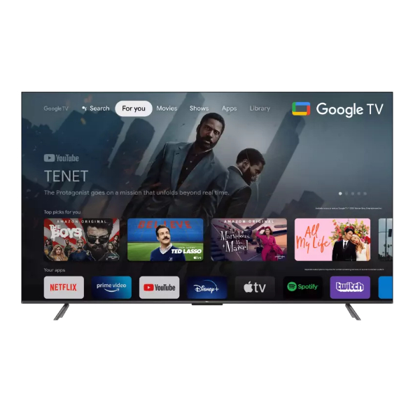 Téléviseur TCL 85 " google tv QLED 4K p745 / 85c655zxm