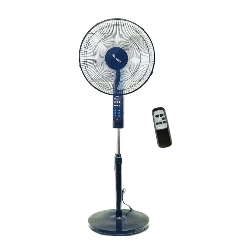 Ventilateur lefon 16 " sur pied avec commande noir fs401659